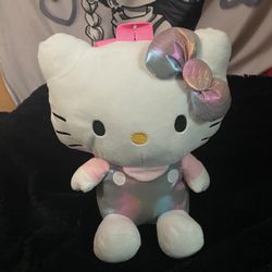 Holographic Hello kitty backpack