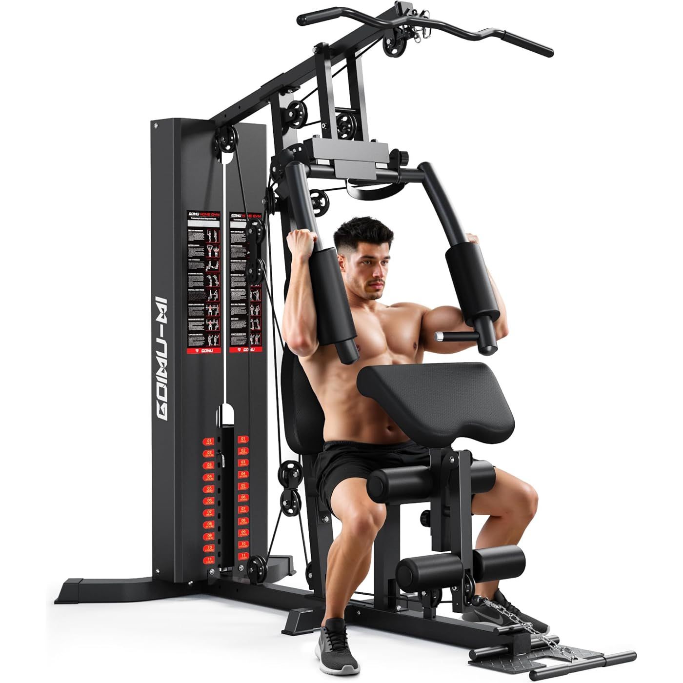 New Home Gym, M1 Workout Station with 140LBS Weight Stack