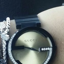 Diamond Gucci Watch Grammy Editon