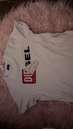 Diesel peel off l’oeil logo graphic tee