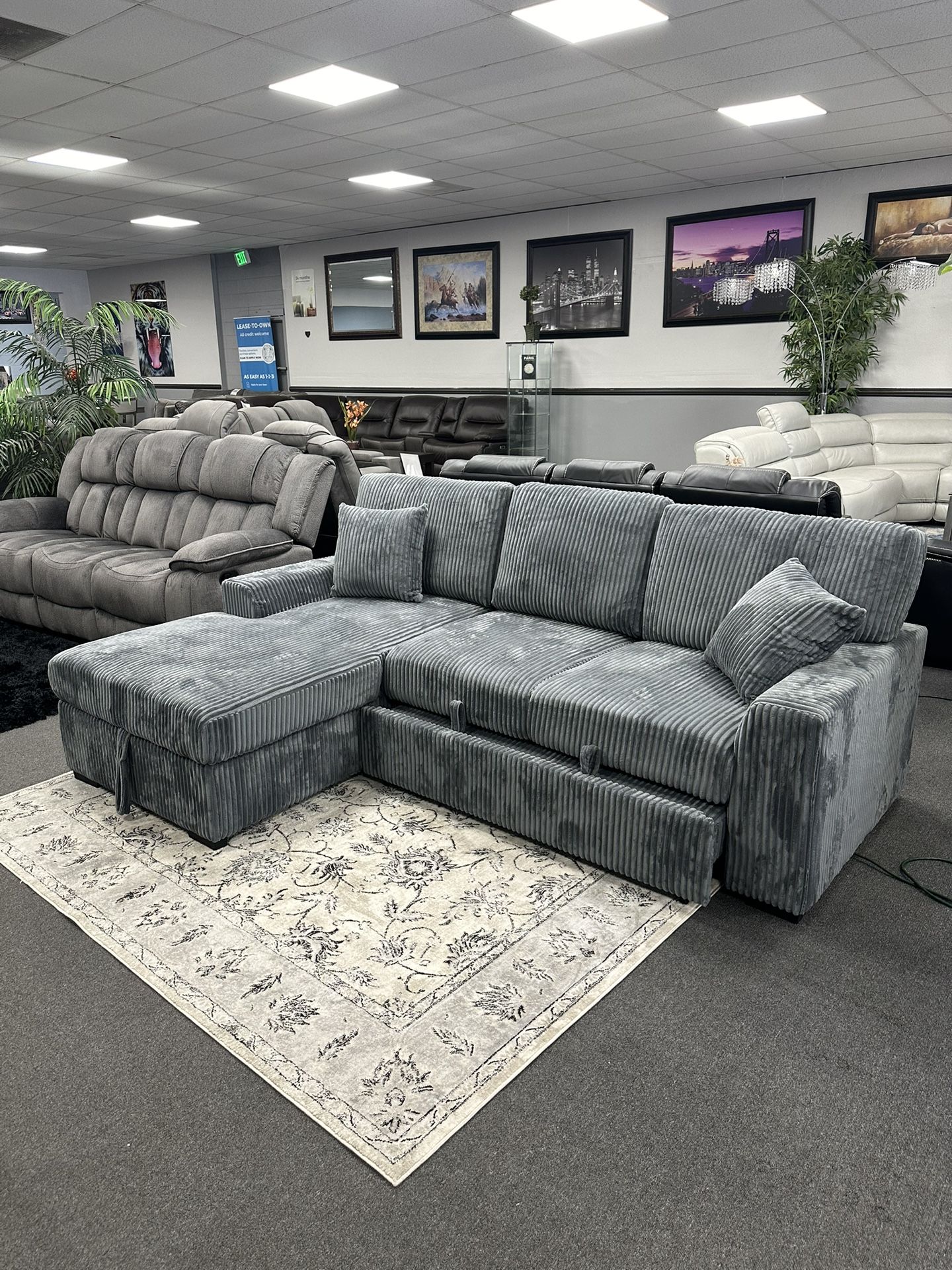 Gray Sofa Sleeper