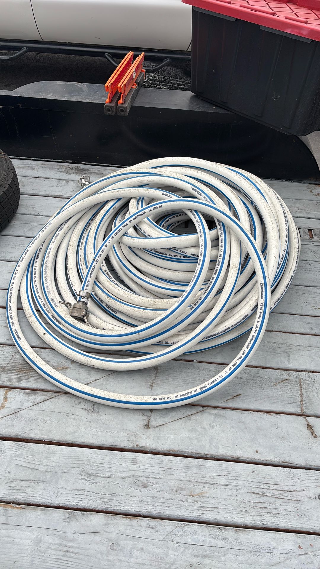 1 Inch Id Dairy Hose 200 Ft