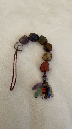 Seven chakras Gemstone ornament