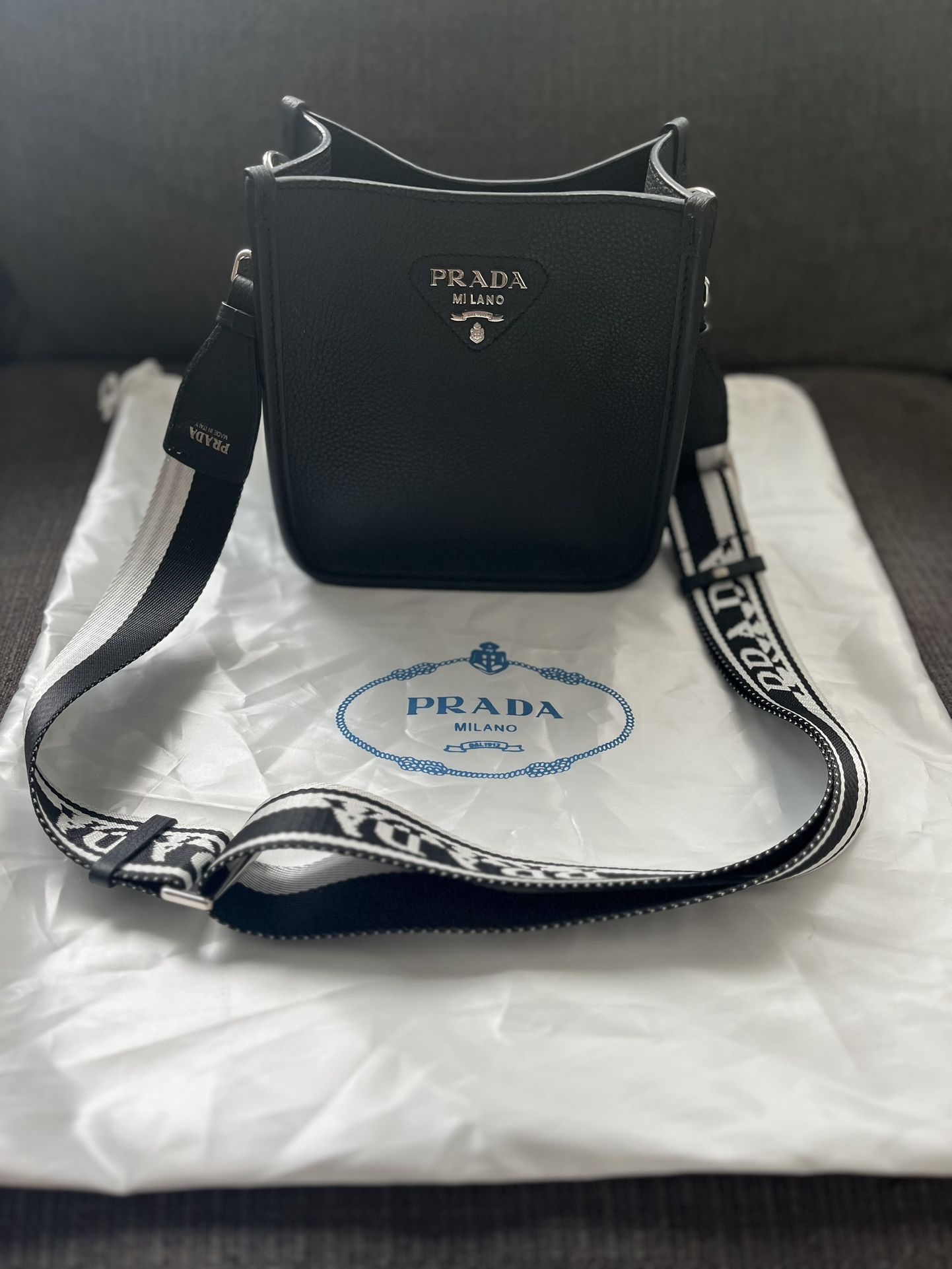 Prada Leather Mini Crossbody