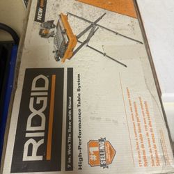 Ridgid 7in Wet Tile Saw New In Box