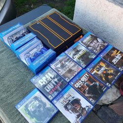 9 Different But Same Call of duty Collection. 2 Sealed Controls with 0 ISSUESs. & 2017 Call of Duty Black Ops 3 Edition Playstation 4 PS4 1TB 1000GB. 