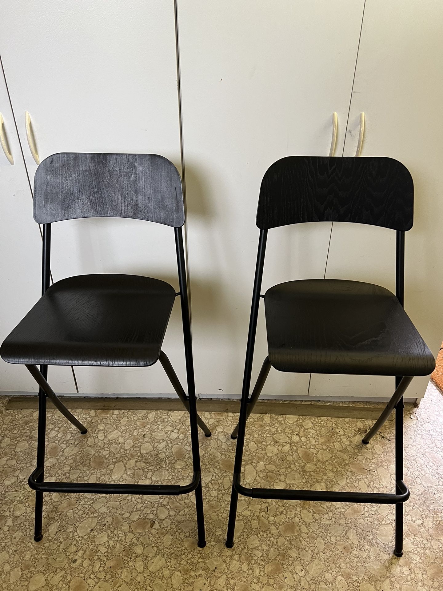 IKEA- (2x) FRANKLIN foldable Bar Stool