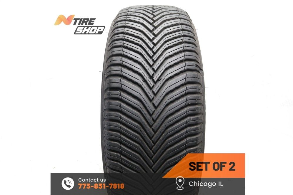 Set of 2 Used 9/32 265/60R18 110V Michelin CrossClimate 2