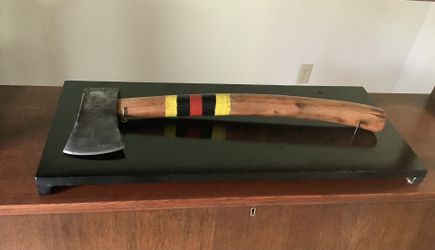 Man Cave usable arts. Hand  ax  for Men.