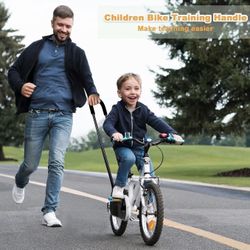 Children’s Cycling Bike Trainer Safety Handle Balance Assist Push bar Black