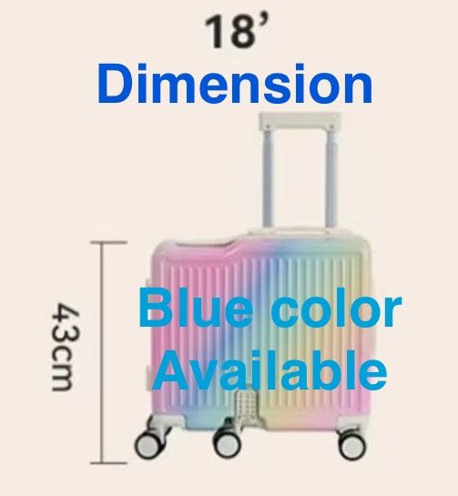 🥨Kids Ride on Suitcase, Ride-On Luggage for Kids with Password Lock,Children's Rolling Carry Trolley with 360° Wheels,for Boys’ and Girls’ Gift,