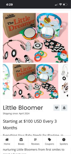 Baby little dreamer box