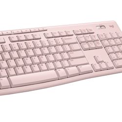 logitech pink wireless keyboard and mouse