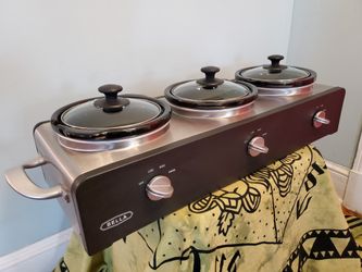 Bella Kitchen Triple Slow Cooker