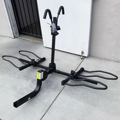 BRAND NEW $109 (KAC) 2-Bicycle Rack for Car, SUV, Hatchback Mount for 2” Anti-Wobble Hitch, Heavy Duty Bike Carrier