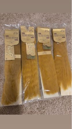 Honey blonde wavy braiding hair 100% human (also good for boho)