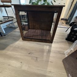 Small Wooded Dog  Crate