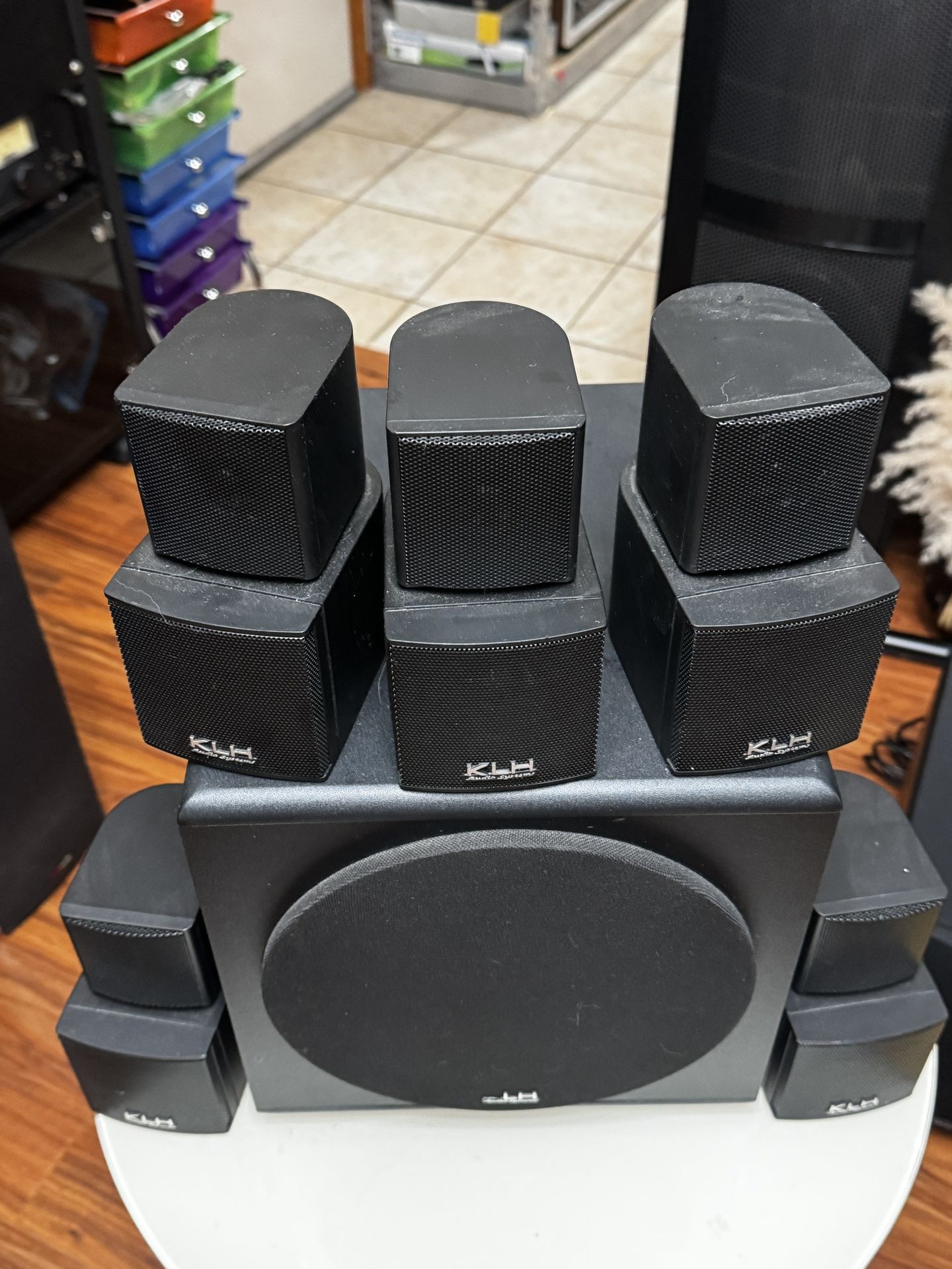 KLH Bookshelf Speakers TW-08 Home theater system 5.1