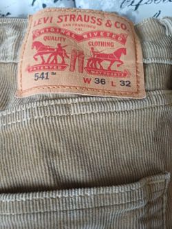 Levi's men's corduroy jeans size 36w used