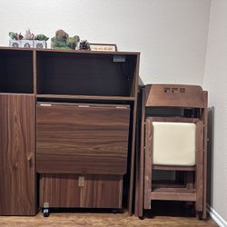 Foldable Dinning Table/coffee Bar 