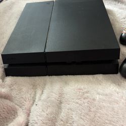 PlayStation 4 – 500GB • Black • Used (No Cords)+ 2 Controllers