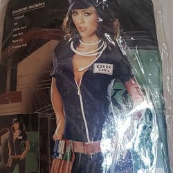 Womens Halloween Sexy Cable Girl Costume BRAND NEW Size  L