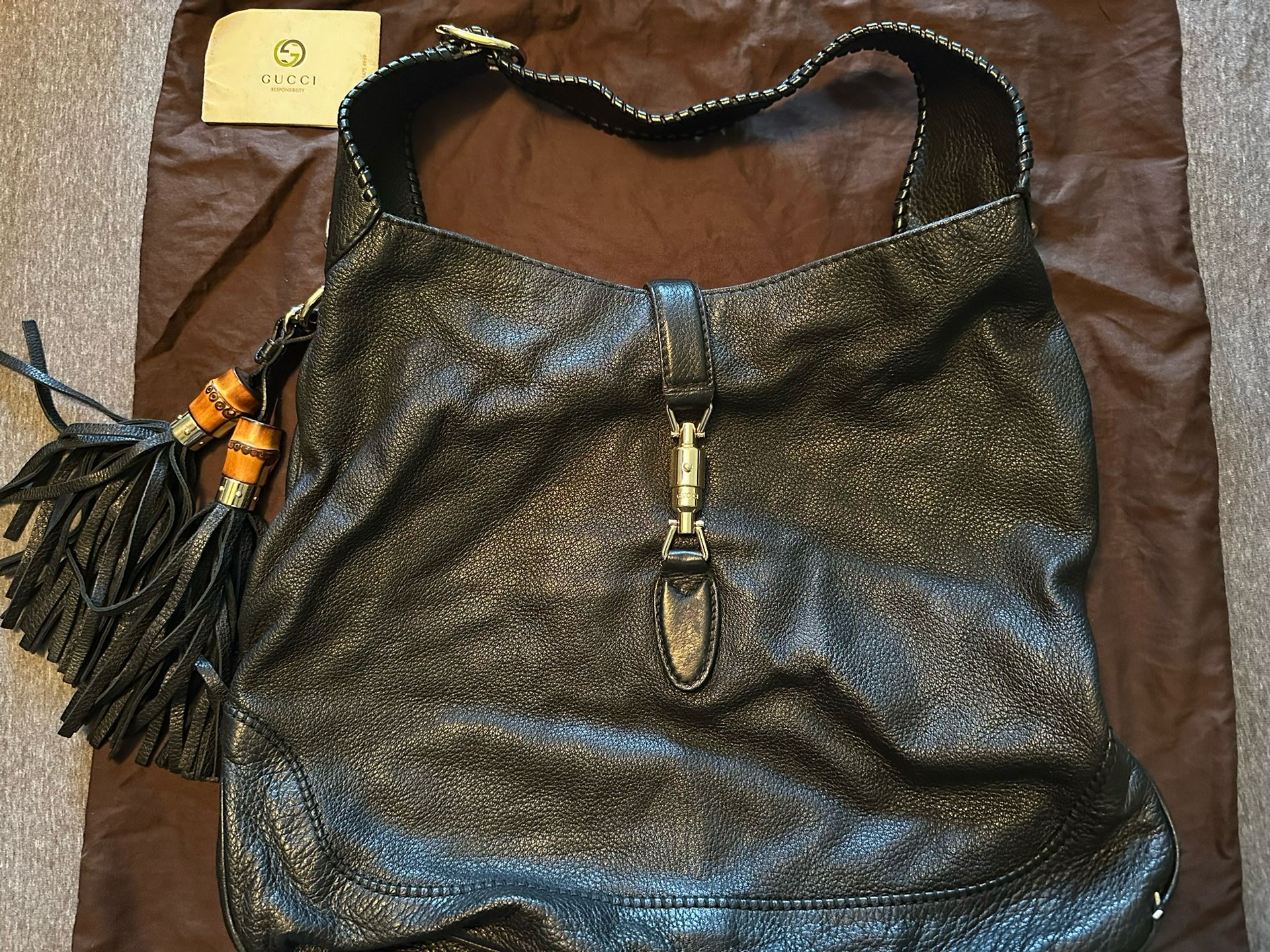 Black Gucci Bamboo