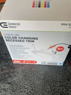 Color Changing Recessed Trim Lighting (5 Lights )