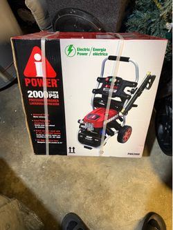 Brand new pressure washer.