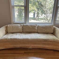 FREE  VINTAGE DOWN FEATHER COUCH!!!!