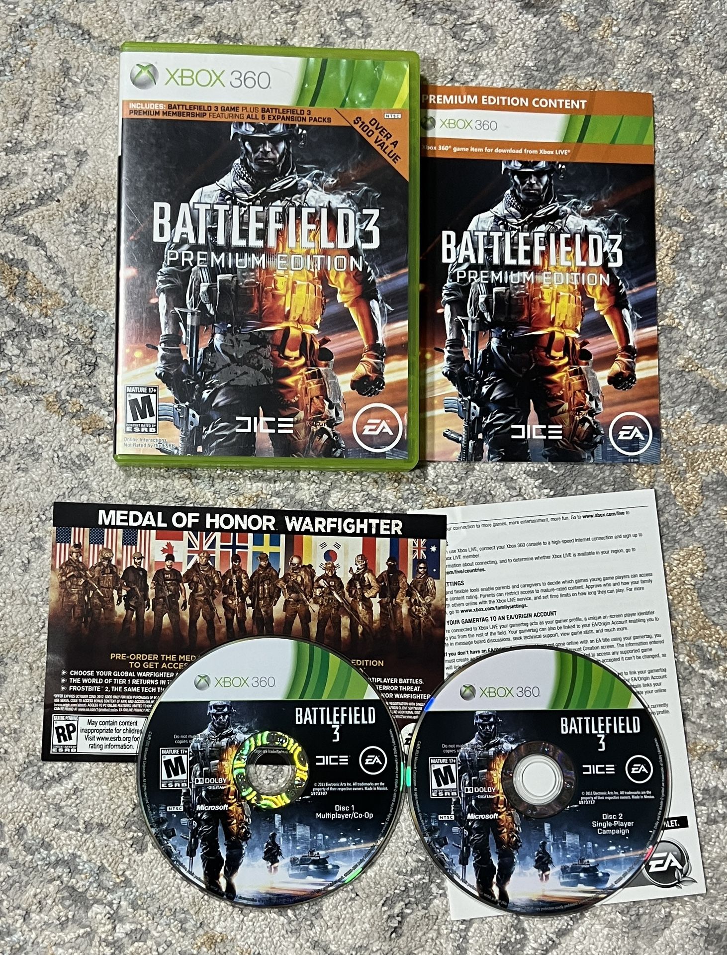 Battlefield 3 Premium Edition for Microsoft Xbox 360