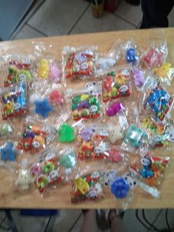 "Have a Picnic" eraser sets + Squishies