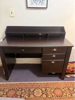 Brown desk