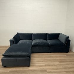 New Bellamia Collections Luna modular sectional & Ottoman