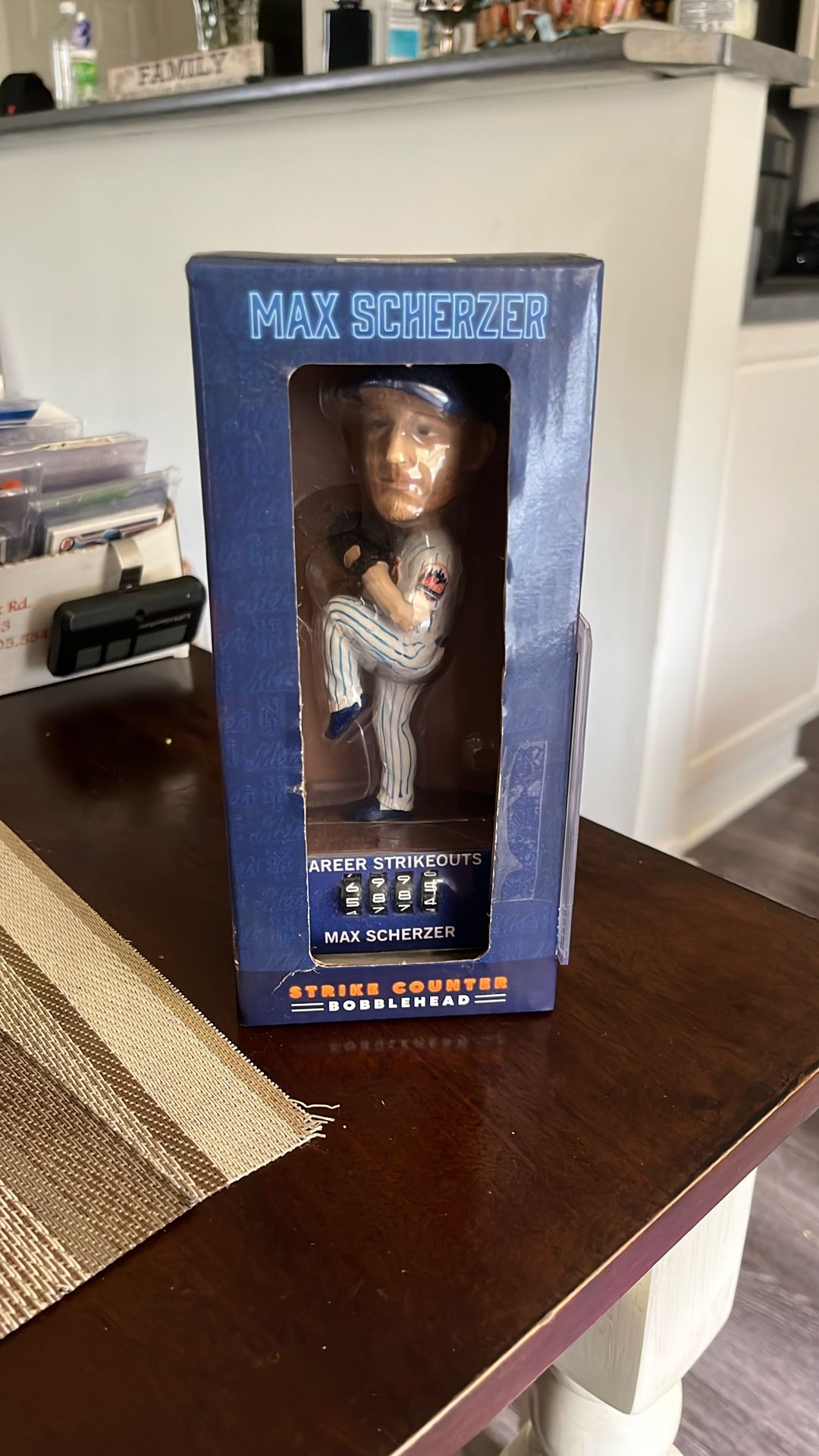 Max Scherzer Bobble Head A STRIKE COUNTER
