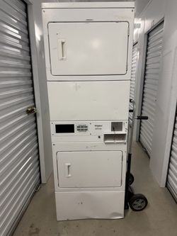 Whirlpool Commercial Heavy Duty Stacked Double Dryer