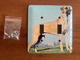 Great Dane Double Toggle Light Switch Plate