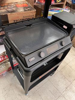 Blackstone E-Series 2-Burner 22 Electric Tabletop Griddle with Prep Cart