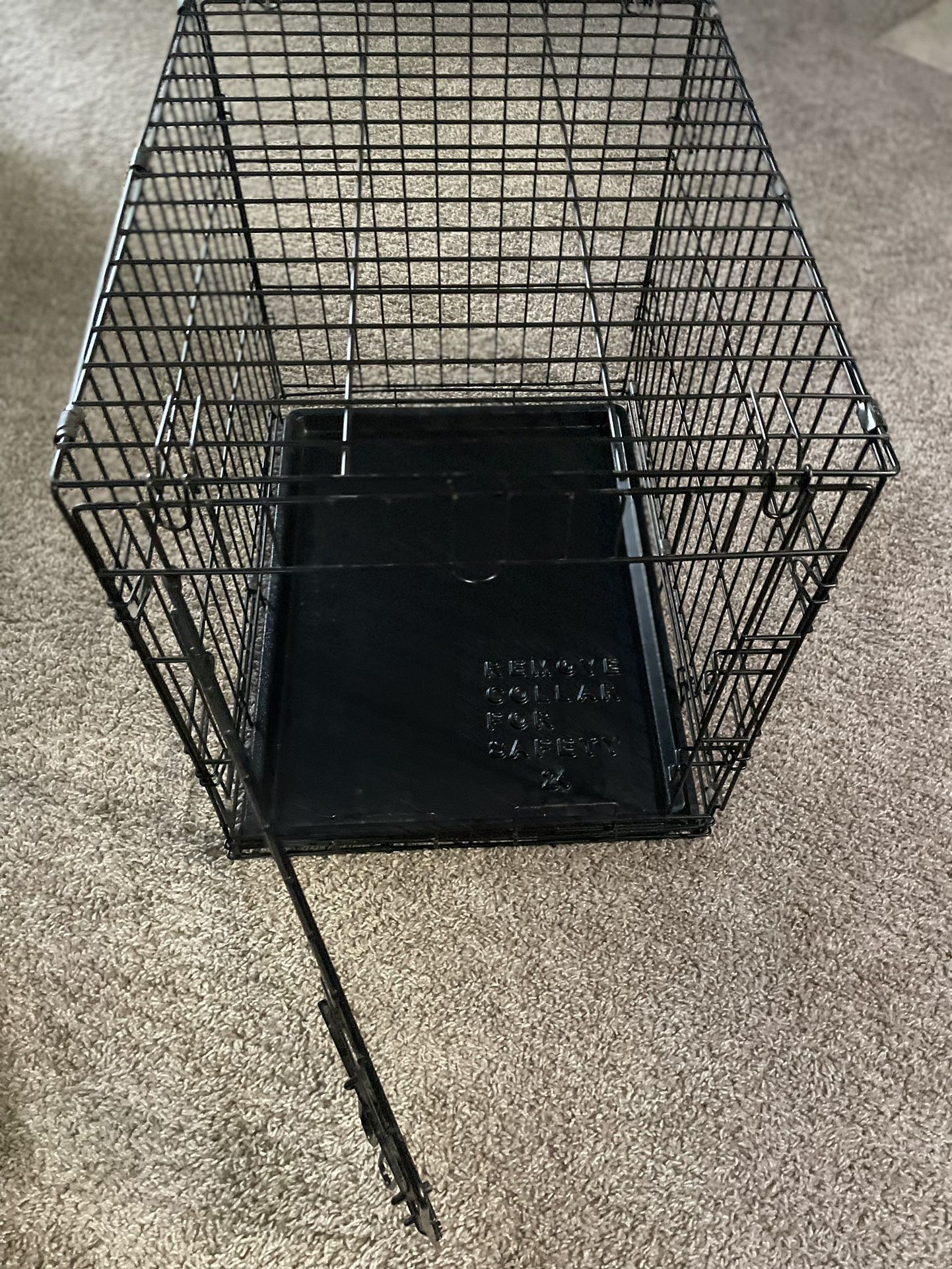 Medium Size Dog Crate (black)