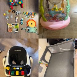 Baby Fences, toys, walkers Like New.