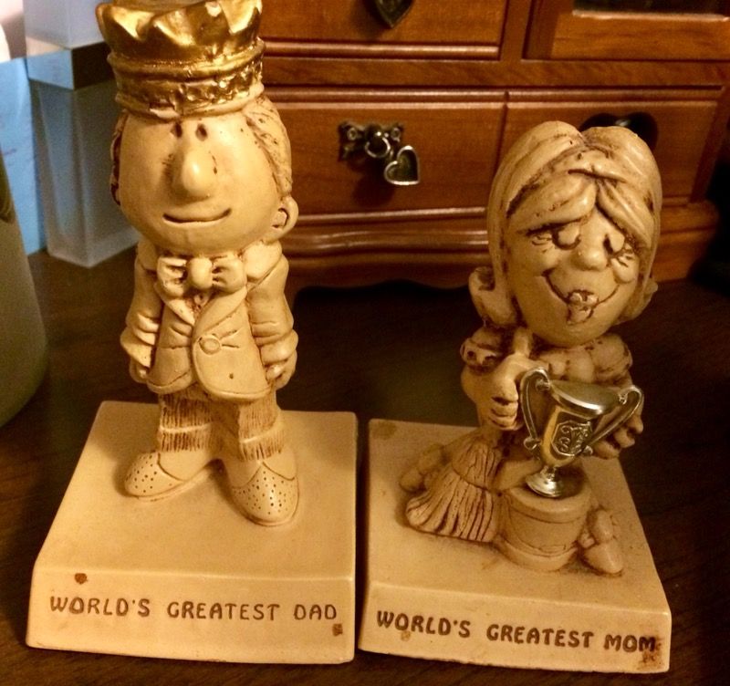 Vintage 1970s statues