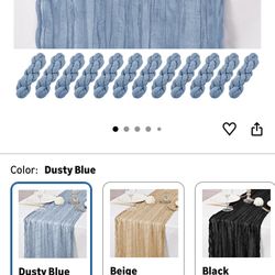 Dusty Blue 10ft Runner 
