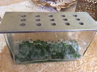 Flower glass holder