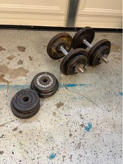 Adjustable dumbbells