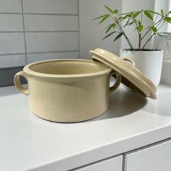 Vintage Hearthside Garden Festival Stoneware Covered Pot Casserole Japan 8”