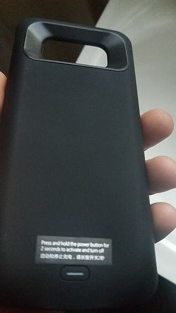 Samsung galaxy s8 phone case/back up battery