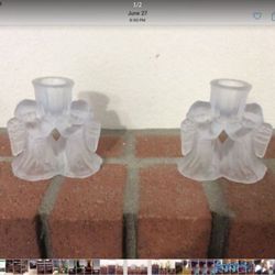 A Set of two Angels Candle Holders for $ 10
