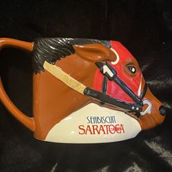 NWOT SeaBiscuit Saratoga Souvenir Ceramic Mug