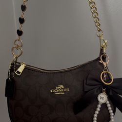 Coach Bag With Charms 