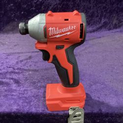 🧰🛠Milwaukee M18 Brushless Cordless 1/4” Compact Impact Driver(Tool Only)-$85!🧰🛠